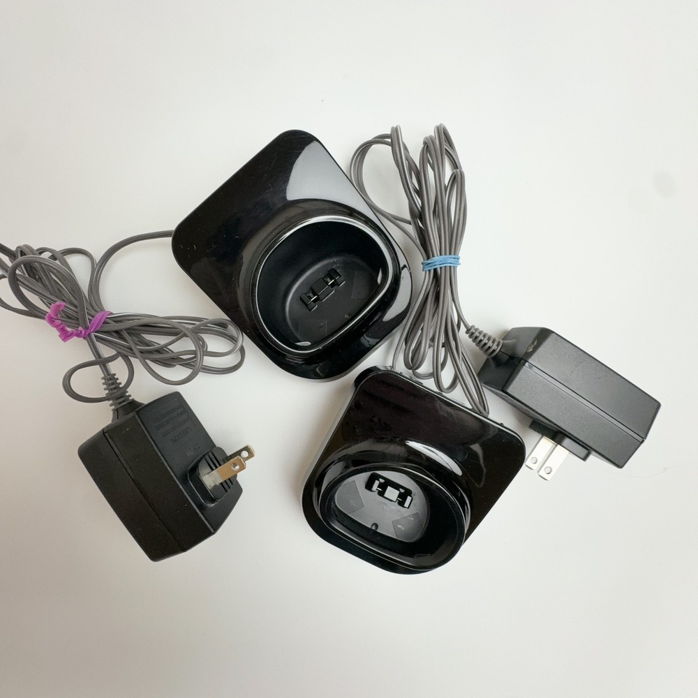 Panasonic PNLC1007ZA Cordless Phone Handset Charger Charging Dock Bases LOT of 2